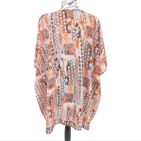 GS💥 Mileage Women's Size Large Multicolor Southwest Boho Swimsuit Coverup - Picture 4 of 8